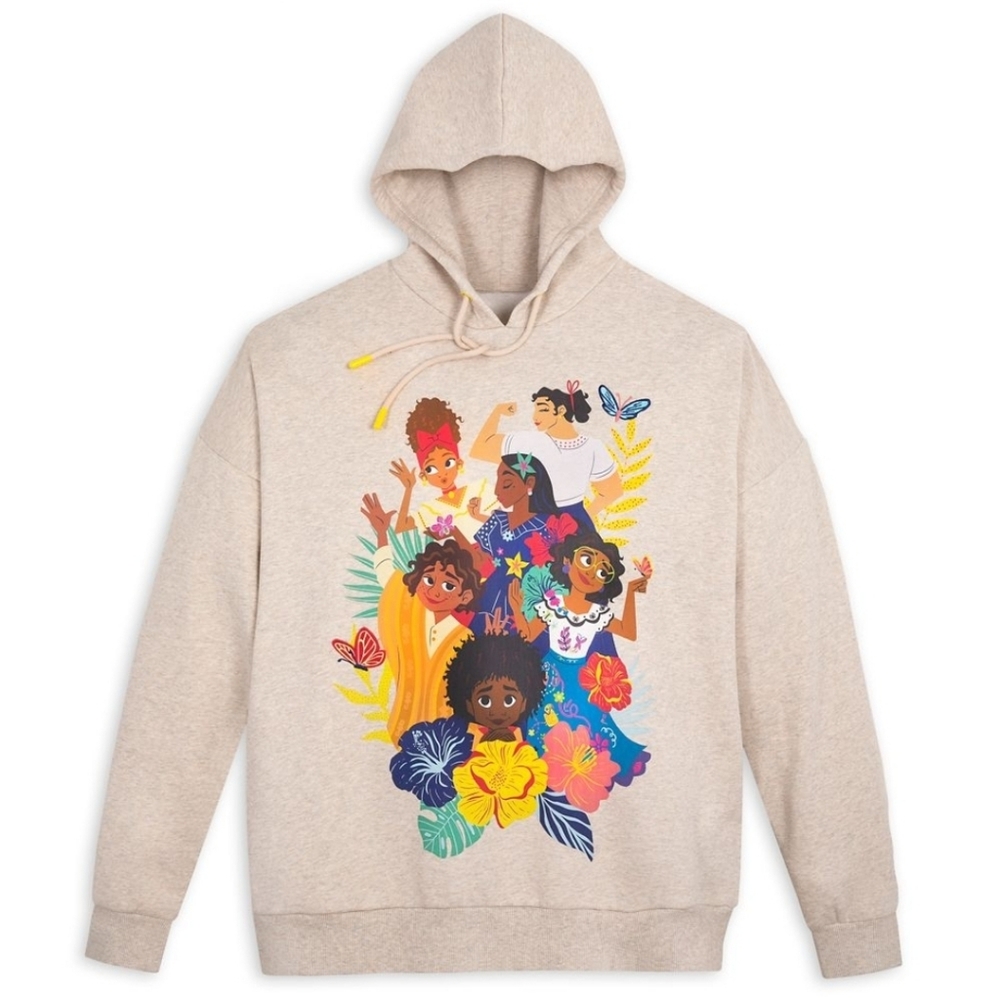 DisneyParks 2025 ENCANTO 'La Familia   Es Todo' Adult Hoodie Size Medium NWT